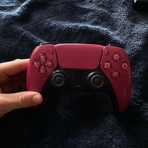 Sony DualSense Controller Pink Black Ergonomic Design